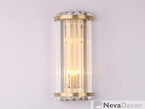 NEWPORT 10240 10243/A , Бра,  Brass Clear crystal L16*H35*Sp10 cm G9 4*60W, М0064744