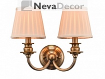 NEWPORT 3100 B/C 3102 B/C без абажуров , Бра, Black brass L36*H30*SP20 cm E14 2*60W, М0053202