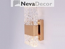 NEWPORT 15380 15382/A rose gold , Бра, Rose gold Clear glass L10*H24*Sp7.2 cm LED 1*5W, М0062122